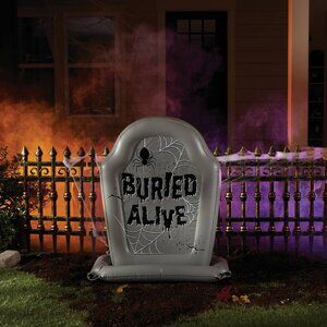 3ft. Buried Alive Inflatable Tombstone by Ashland® NEW IN BOX - Halloween Spooky